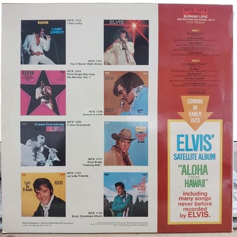 Elvis* – Burning Love And Hits From His Movies, Vol. 2 LP PLAK