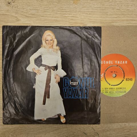 GÖNÜL YAZAR - SEN KİMSEYİ SEVEMEZSİN 4 ŞARKILIK 45LİK PLAK