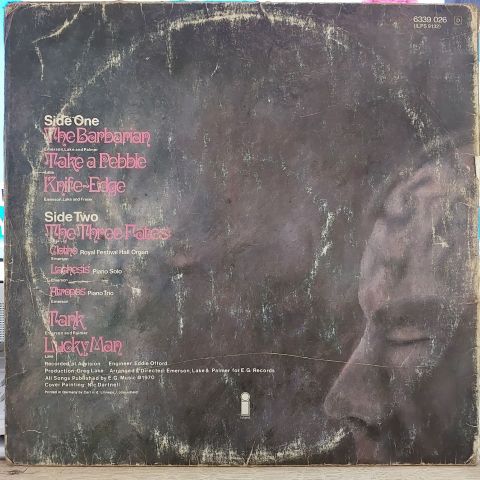 Emerson Lake & Palmer* – Emerson, Lake & Palmer LP PLAK