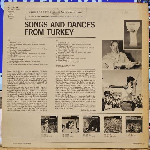 Deben Bhattacharya – Songs And Dances From Turkey LP PLAK