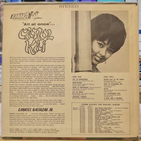 Carol Kai – All At Once LP PLAK