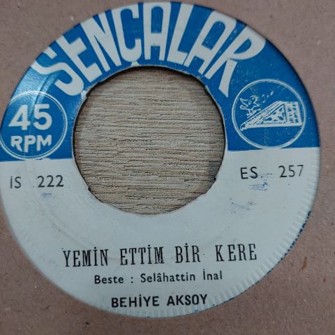 BEHİYE AKSOY - HAYAT BUDUR GİDEN GELMEZ 45LİK PLAK