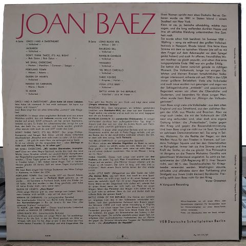 Joan Baez – Joan Baez LP PLAK