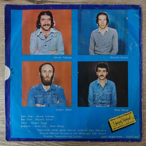 EDİP AKBAYRAM - EŞKİYA DÜNYAYA HÜKÜMDAR OLMAZ 45LİK PLAK