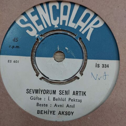 BEHİYE AKSOY - YALAN DEĞİL 45LİK PLAK