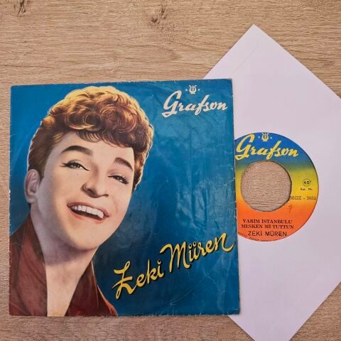 Zeki Müren – İçimdesin / Yarim İstanbulu Mesken Mi Tuttun 45LİK PLAK