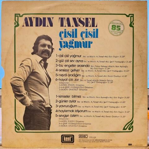 Aydın Tansel – Çisil Çisil Yağmur LP PLAK