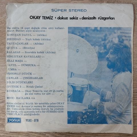 Okay Temiz – Dokuz Sekiz / Denizaltı Rüzgarları 45LİK PLAK