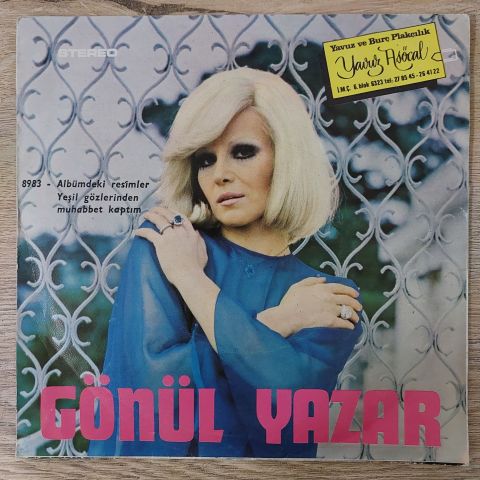 GÖNÜL YAZAR - YEŞİL GÖZLERİNDEN MUHABBET KAPTIM 45LİK PLAK