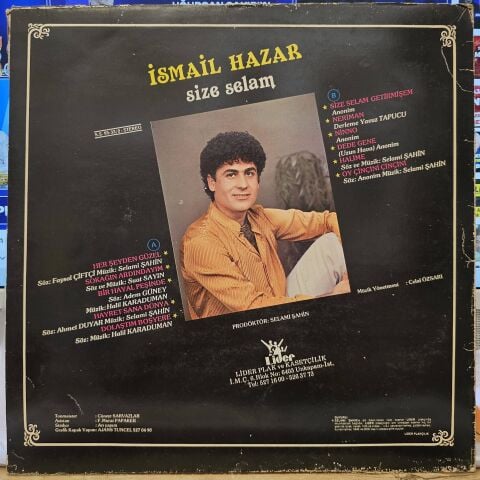 İsmail Hazar – Size Selam LP PLAK