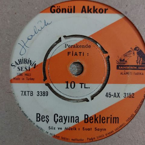 Gönül Akkor – Bağdat Yolunda / Beş Çayına Beklerim 45LİK PLAK