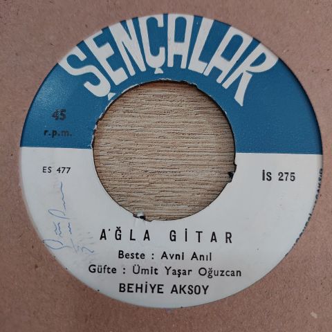 BEHİYE AKSOY - BİR ATEŞİM YANARIM 45LİK PLAK