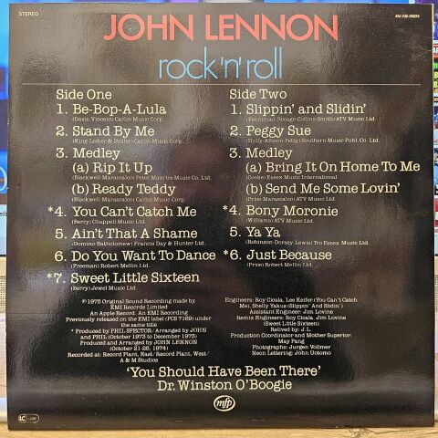 John Lennon – Rock 'N' Roll LP PLAK
