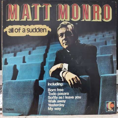 Matt Monro – All OF A Sudden LP PLAK