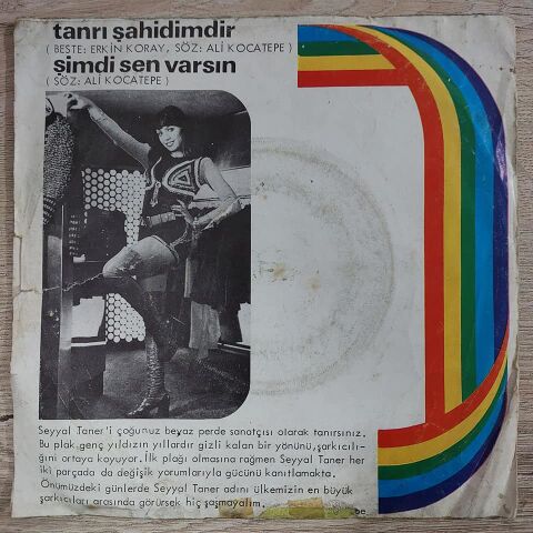 SEYYAL TANER & ERKİN KORAY - TANRI ŞAHİDİMDİR 45LİK PLAK