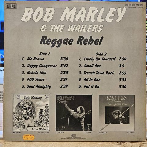 Bob Marley & The Wailers – Reggae Rebel LP PLAK