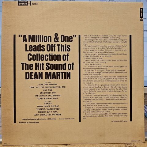 Dean Martin – The Hit Sound Of Dean Martin LP PLAK