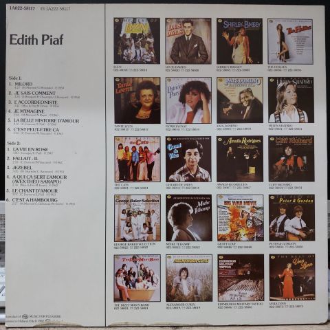Edith Piaf – Edith Piaf LP PLAK