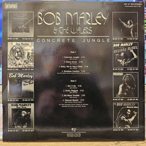 Bob Marley & The Wailers – Concrete Jungle LP PLAK