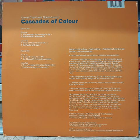 The Ananda Project Featuring Gaelle Adisson – Cascades Of Colour LP PLAK