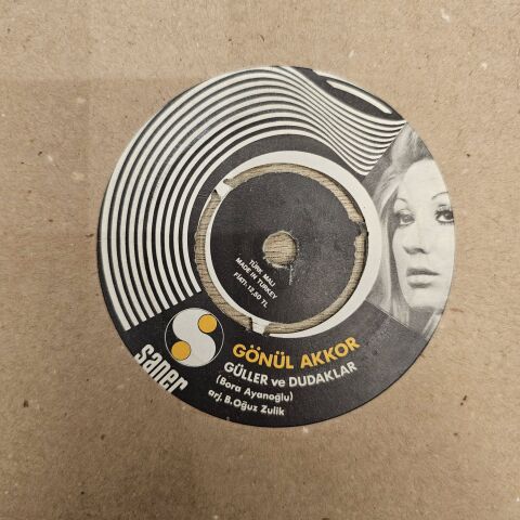 Gönül Akkor – Güller Ve Dudaklar / Bilemedim 45LİK PLAK