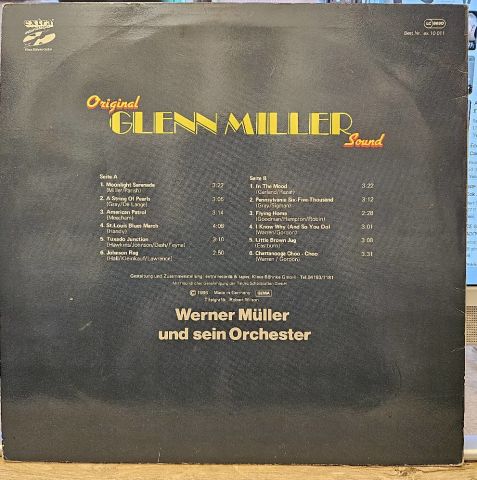 Werner Müller Und Sein Orchester – Original Glenn Miller Sound LP PLAK