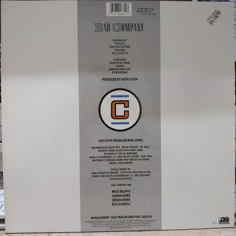 Bad Company – Fame And Fortune LP PLAK