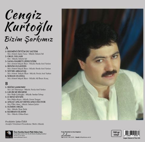 CENGİZ KURTOĞLU - BİZİM ŞARKIMIZ LP PLAK