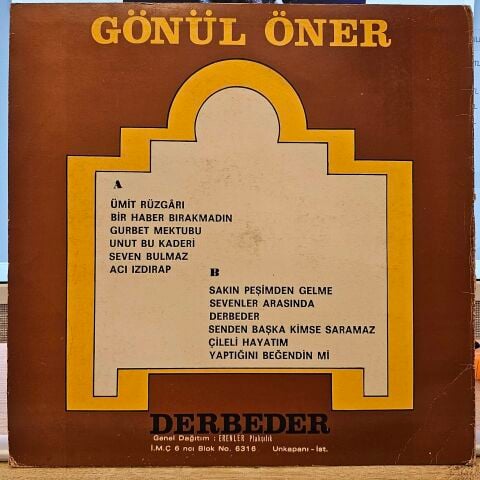 Gönül Öner – Derbeder LP PLAK