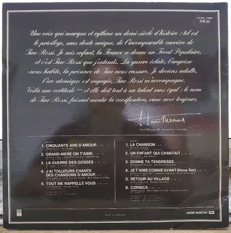 Tino Rossi – Cinquante Ans D'amour LP PLAK