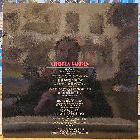 Chavela Vargas Con Antonio Bribiesca – Noche Bohemia LP PLAK