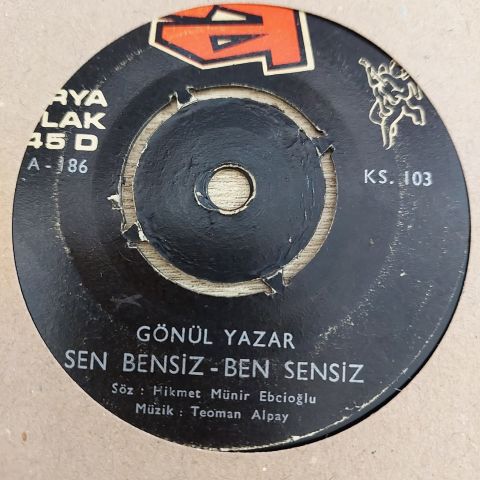 GÖNÜL YAZAR - BURUK ACI 45LİK PLAK