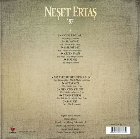 NEŞET ERTAŞ - '97 LP PLAK
