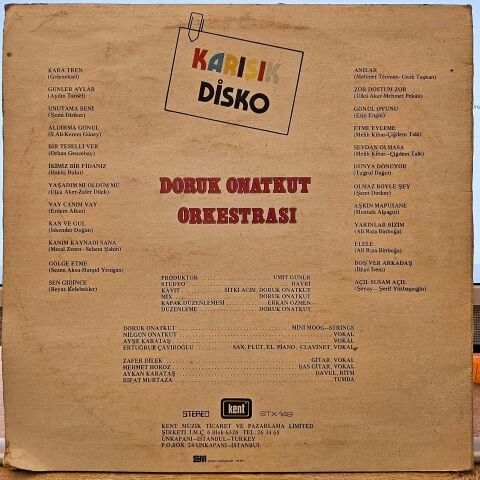 Doruk Onatkut Orkestrası – Karışık Disko LP PLAK