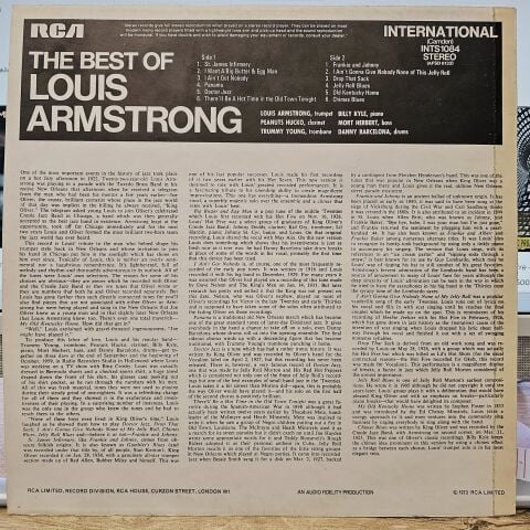 Louis Armstrong And The All Stars – The Best Of Louis Armstrong LP PLAK