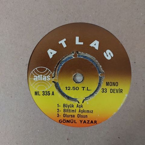 GÖNÜL YAZAR - UYKUSUZ GECELER 6 ŞARKILIK 45LİK PLAK