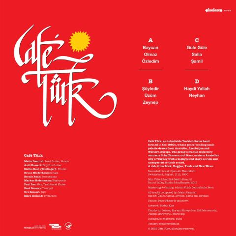 CAFE TÜRK - LİVE İN NEUNKIRCH 1990 LP PLAK