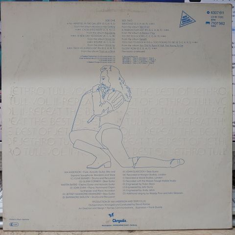 Jethro Tull – Repeat - The Best Of Jethro Tull - Vol. II LP PLAK