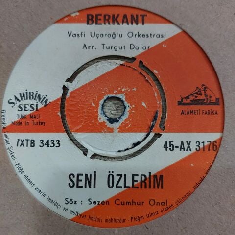 BERKANT - AH KIZLAR 45LİK PLAK