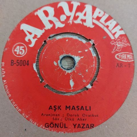 GÖNÜL YAZAR - AŞK MASALI 45LİK PLAK