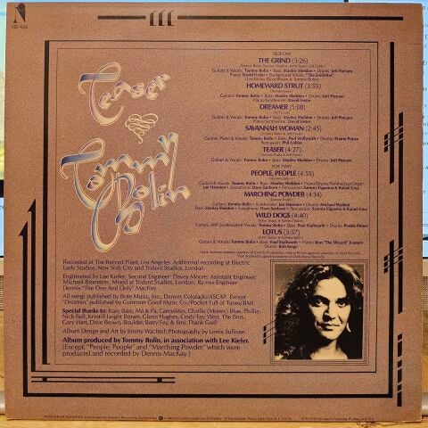 Tommy Bolin – Teaser LP PLAK