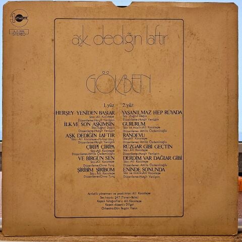 Gökben – Aşk Dediğin Laftır LP PLAK