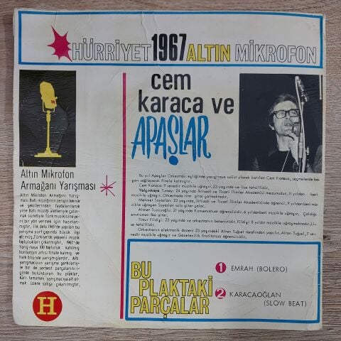 CEM KARACA VE APAŞLAR - EMRAH 45LİK PLAK