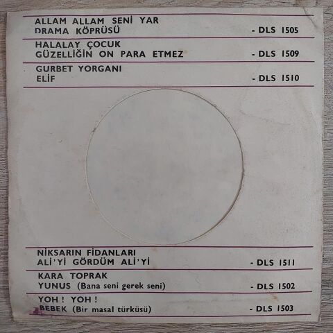 Esin Afşar – Yoh Yoh 45LİK PLAK