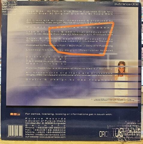 Orion Too – You And Me LP PLAK