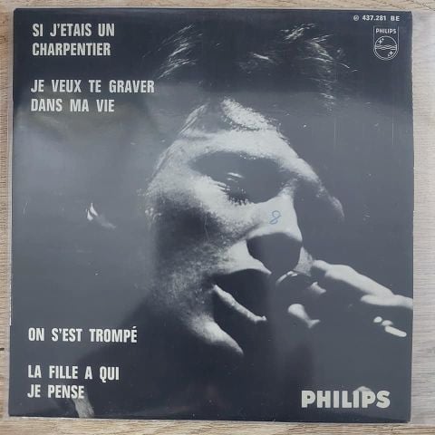 Johnny Hallyday – Si J'étais Un Charpentier 45LİK PLAK