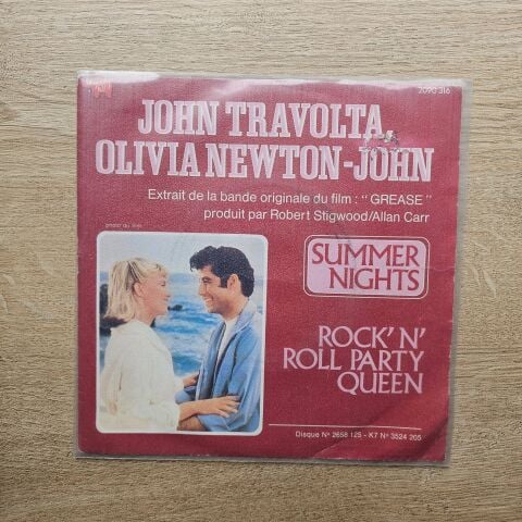 John Travolta, Olivia Newton-John – Summer Nights 45LİK PLAK