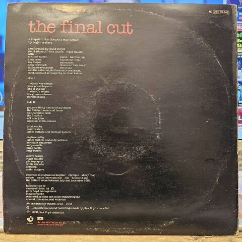 Pink Floyd – The Final Cut LP PLAK