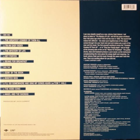 Johnny Cash - The Mystery Of Life album cover More images LP PLAK