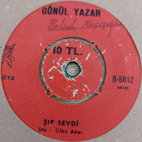 GÖNÜL YAZAR - ŞIP SEVDİ 45LİK PLAK